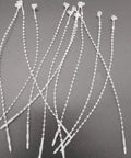 Keep Your Shop Floor Locked Down With These 1000 Clear Beaded Cable Ties Featuring Quick Snap Pin Locks Tamper Resistant Plastic Fasteners for price tags.
