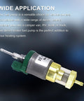 Oil Fuel Pump With Double Filter For 2KW 3KW 5KW Diesel Heater Inline Electric Dosing Pump Pulse Metering Fuel Delivery