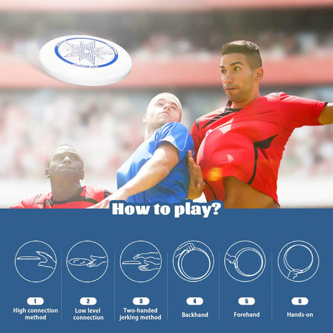 Outdoor Flying Disc 175 Gram Sport Disc With Bright UV Color Options For Beach Backyard Park Camping And Team Play Ideal For Competitions Durable Lightweight Build For Smooth Long Range Flights shown in play with players