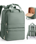 Lightweight Travel Backpack For Personal Item Under Seat Fits Frontier Size 15.74 x 12.2 x 5.51 Inches with compartments