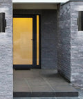 Entrance with two light outdoor LED up and down wall sconce 20W 120-277V white finish large for patio porch driveway