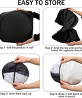 Steps to fold Angry Eyes Windshield Sun Shade For SUVs And Crossovers, 63 X 31.5 Inch Foldable Front Window Shade, UV Heat Protection