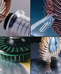 Radial Bristle Brush With Aluminum Oxide For A Clean Finish Deburring And Polishing At Six Thousand RPM Built For Complex Shaped Metal