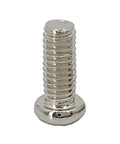 Top Shelf 100 Pack M3.5 X 10mm Round Head Metric Machine Screws Featuring Phillips Drive showcasing nickel plated carbon steel.
