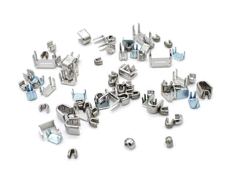 Zip Repair Kit With Metal Aluminum Sliders And Top And Bottom Stops, Assorted Sizes 3, 4.5, 5, And 10, Easy Storage Container