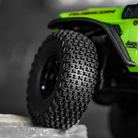 XHX 0.7 Inch Pin Tires 40x14mm For 1 To 30 Scale Axial SCX30 RC Car With Soft Sticky S5 Compound And Silicone Rubber TI07 40 14