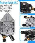 Outboard Fuel Pump For Boat Motors 25 35 50 65 70 75 85 88 90 100 105 115 125 135 140 HP Replaces OE 438556 18-7352
