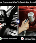 Freshen Up Your Ride With This Badass Car Touch Up Paint 50ml High Density Pigment Wheel Paint visual comparison of quick touch-up vs spray repair.