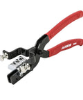 Heavy Duty 180 Degree Tubing Bender For HVAC Plumbing And Auto Projects Fits 1/4, 5/16, And 3/8 Inch Tubing with red handles