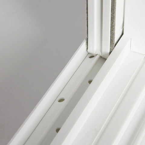 Vinyl Basement Slider Window 32 By 18 Inches White Built Tough With Heavy Duty Welded Sash And Main Frame For Easy Glide Interlocking Design Ideal For New Construction And Remodeling