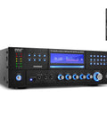 Four Channel 1000W Bluetooth Power Amplifier With Built In CD DVD Player FM Radio USB A Headphone Jack And Echo Effects