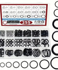 Two Box O Ring Set With 510 Pieces Total 18 Size Metric NBR Rubber Gasket Sealing Kit displayed in organized compartments