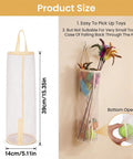 Round Hanging Mesh Sock Storage Bag With Nylon Pockets For Closet Door Organization And Dorm Room Essentials Quick Access Laundry Solution To Keep Your Socks Legit Neat And Pretty Dang Slick, 39cm x 14cm, transparent mesh.