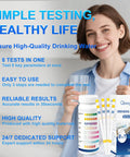 Legit Game Changer 8 In 1 Drinking Water Test Kit Featuring 50 Lead Detection Strips For Kitchen Tap And Rural Well analysis steps