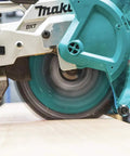 12 Inch 100 Tooth Carbide Tipped Miter Saw Blade for Max Efficiency, cutting wood with smooth finish and thin kerf design