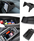 Center Console Organizer for 2021-2026 Nissan Rogue S SV Rock Creek Dash Tray Armrest Storage Box Lower Center Console Interior Accessories Fits 8 Inch Screen