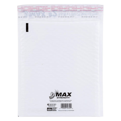 Water And Tear Resistant Poly Bubble Mailer With Air Lock Technology For Shipping Self Sealing Lightweight 8.5 Inch By 11 Inch White 25 Pack