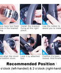 Step-by-step installation of Power Handle Steering Wheel Spinner Knob for Easy Driving and Comfy Grip, one-hand car accessory guide.