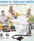 Bathroom Vent Exhaust Fan Motor Replacement Kit 50 CFM Fits 659 662 663 668 678 688 120V 3000 RPM 60Hz 0.29A Easy Install close-up.