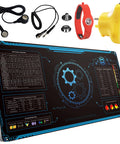 Pro Grade 48x24 Inch Anti Static Mat For Soldering And PC Build, ESD Safe Workbench Pad With Grounding Plug, Cord, and Wrist Strap