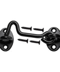 4 Inch Barn Door Latch Lock Hardware For Sliding Doors Rust Resistant Metal Gate Latch With Screws Privacy Hook Lock