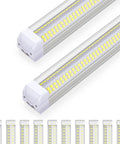Ultra Bright 8 Ft LED Shop Light 120W Daylight 6000K To 6500K Boss Level Efficiency SMD 2835 Linkable Non Dimmable Fixture