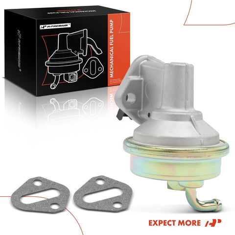 Front view of Mechanical Fuel Pump With Gasket For Chevy GMC Pontiac Buick Oldsmobile Cars And Trucks Fits 350 327 383 Engines