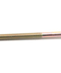 M8 X 110mm Half Thread Furniture Barrel Screw, 65mm Thread, bronze-tone, for Beds and Tables, 1.25mm Pitch
