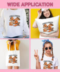 Funny Monkey Team Punchs DTF Transfers Pack Ready To Press Heat Transfer Stickers on shirts and accessories, 7x7 inch
