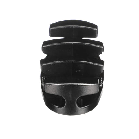 Zig Zag Nylon Cleats Black 3.5 Inch Length For Rope Up To Three Eighths Inch Pre Drilled For Two Fasteners Pair