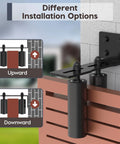 Heavy Duty Slide Gate Roller Guide With L Rear Post Steel Bracket And Sliding Gate Hardware Kit Support Assembly for fence