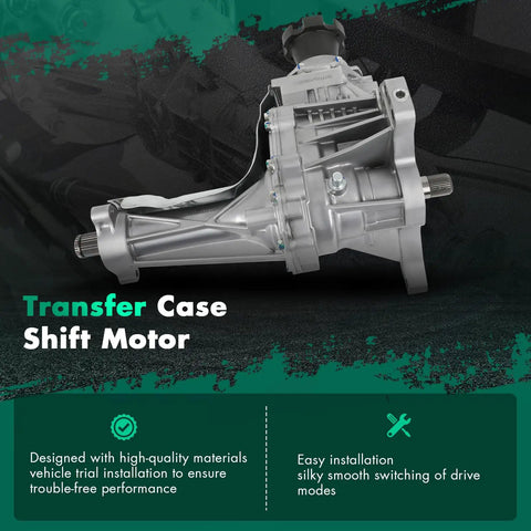 Transfer Case Assembly For Chevy Equinox GMC Terrain Saturn Vue 2008 2009 2010 2011 2012 2013 2014 2015 2016 2017 6 Speed MH4 Transmission Fits 23247710 24263578 84953427 Replacement Repair Part, silver transfer case shift motor