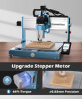 Beefy Ultra CNC Router Machine For Metal With 710W Spindle All Metal Frame 0.03mm Precision Dual Linear Guides And Ball Screws
