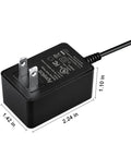 UL Listed 12V 1A AC DC Adapter Charger Replacement For Netgear Prosafe GS605 GS608 GS116 GS108 Ethernet Switches 5 Foot Cable Plug And Play Mains PSU 100V-240V 50/60Hz With Overvoltage And Short Circuit Protection, black wall plug