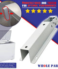 Upgraded Fridge And Freezer Door Hinge Assembly 297321900 Replacement Part Non OEM Durable Steel Easy Install