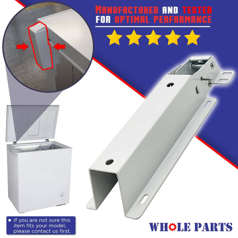 Upgraded Fridge And Freezer Door Hinge Assembly 297321900 Replacement Part Non OEM Durable Steel Easy Install