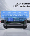 10 Amp 12 Volt MPPT Solar Charge Controller For Gel, AGM Lead-Acid And LiFePO4 Batteries with LCD screen and LED indicator