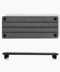 Total Game Changer For Messy Counters, This Fast Drying Diatomite Sink Caddy 10x4 inches, charcoal color, flat stone tray design.