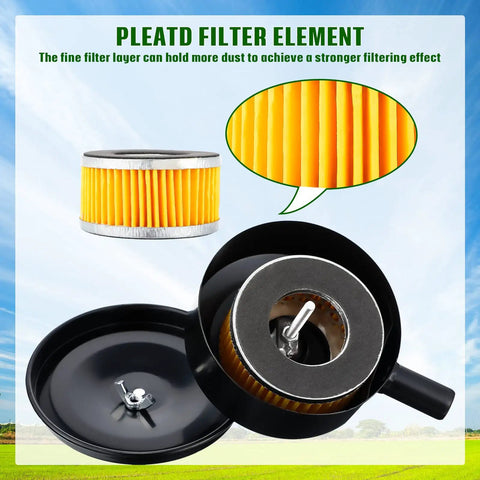 8 Pack Replacement Air Compressor Filter Elements 2.55 Inch Outer Diameter And 1.45 Inch Inner Diameter And 1.59 Inch High