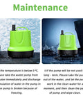 660 GPH Submersible Water Pump For Ponds, Fountains, Hydroponics, Statuary And Waterfalls, 40W, shown in maintenance use