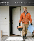 Heavy Duty Sticky Entrance Mats 17 X 13 Inches 5 Pack 150 Sheets Adhesive Floor Pads on construction doorway floor.