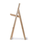 Side view of Adjustable Archery Target Stand For Straw Target Bags Garden Practice Pine Wood Portable And Sturdy 33.5 Inch Height