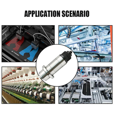 Rock Solid BT30 ATC Spindle Motor With Five Precision Bearings Synchronous Belt And Drawbar in industrial applications.