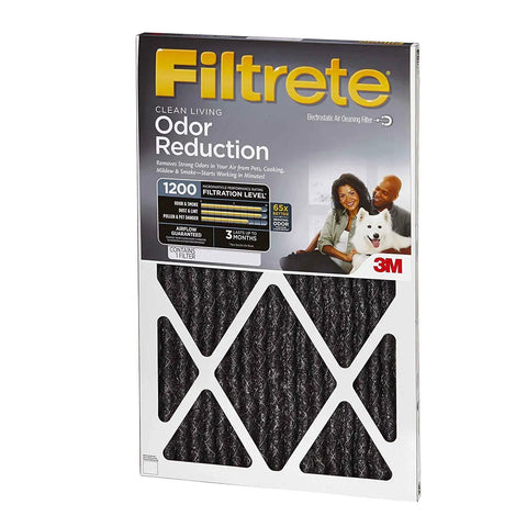 Air Filter 20x25x1 MPR 1200 MERV 11 Allergen Defense Odor Reduction Pack Of 4 Activated Carbon Layer Eliminates Pet Smells
