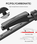 TSA Approved Nickel Free Hypoallergenic Plastic Belt With No Metal Buckle For Men Black Leather Look Breeze Through Airport Security Scratch Resistant Comfortable Fit Belt That Wont Dig In Or Cause Allergies.