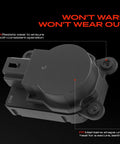 Heavy Duty Hvac Heater Blend Door Actuator Fits Chevy Buick Cadillac, durable motor shown from above, compact size.