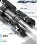 Cross-section view of Push To Connect Pneumatic Fittings Kit 36 Piece Set showing sealing ring and lock clip spring labels.