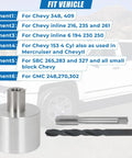 Crankshaft Drilling Pin Fixture Tool With Tap And Drill Bit For Chevy GMC Engines, Precise Balancer Bolt Alignment