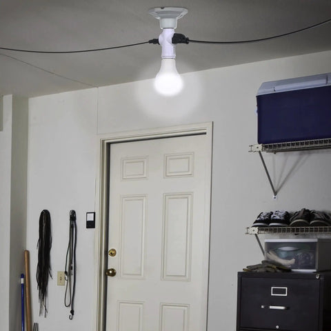 E26 Light Socket To Plug Adapter Converts Socket Into Grounded Three Prong Outlet While Keeping Bulb Holder Two In One