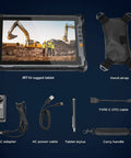 Built Like A Tank Rugged Tablet Running Windows 11 Pro With 10.1 Inch 1000 Nit Sunlit Screen WiFi 6 Intel N5100 8Gb 128Gb 4G Lte Gps Ip65 Rated Beast Mode Computer For Rough Field Jobs That Never Quit with accessories